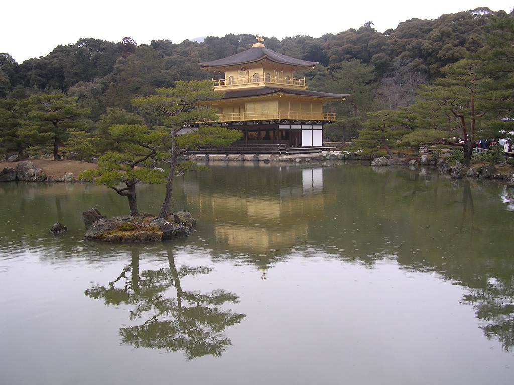 Padiglione d'oro a Kyoto - Golden Pavilion in Kyoto